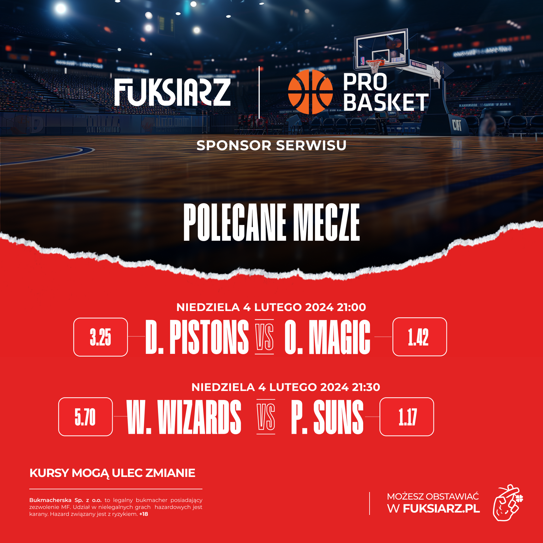 NBA: Niedzielny wieczór z NBA na żywo! Dwa mecze. Zaczynajmy o godz. 21!