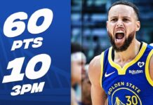 Wyniki NBA: 60 punktów Stepha, pierwsza wygrana Riversa, Lakers lepsi w ligowym klasyku