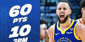 Wyniki NBA: 60 punktów Stepha, pierwsza wygrana Riversa, Lakers lepsi w ligowym klasyku