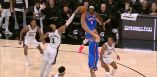 Wyniki NBA: Starcie Holmgrena z Wembanyamą i double-double Sochana, Warriors lepsi od Knicks