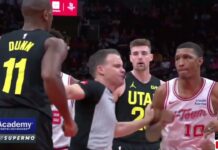 NBA: Gracze Utah Jazz i Houston Rockets zawieszeni po tym, jak próbowali się pobić