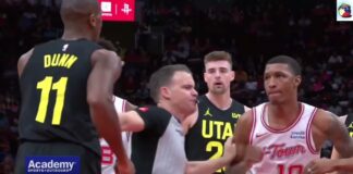 NBA: Gracze Utah Jazz i Houston Rockets zawieszeni po tym, jak próbowali się pobić