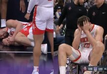 NBA: Poważny uraz Alperena Senguna! Musiał opuścić parkiet na wózku