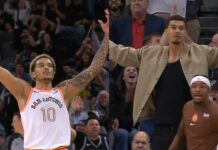 Wyniki NBA: Rekord zbiórek Sochana. Trafił najważniejszą trójkę i dał Spurs zwycięstwo!