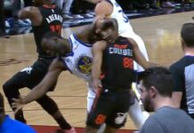 NBA: Draymond Green znów ostro sfaulował, ale tym razem mu się upiekło! (WIDEO)