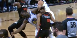 NBA: Draymond Green znów ostro sfaulował, ale tym razem mu się upiekło! (WIDEO)