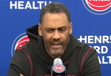 NBA: Menedżer Detroit Pistons pokłócił się z kibicem w trakcie meczu