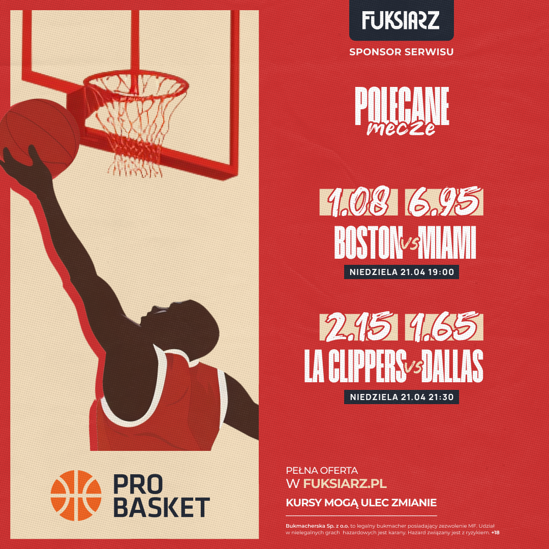 NBA: Celtics zrewanżują się Heat? Luka Doncić gotowy na Clippers. Zaczynamy już o 19!