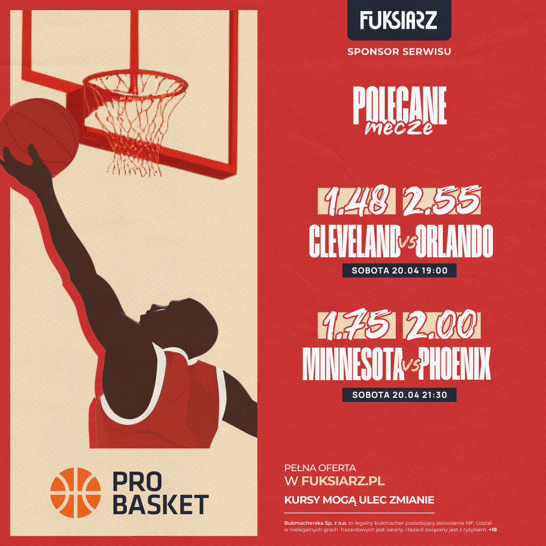 NBA: Zaczynamy play-offy! Pierwszy mecz już o godz. 19. Hit z Konferencji Zachodniej dwie godziny później!