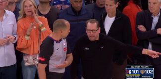 NBA: Sędziowie przyznali się do błędów w drugim meczu Knicks-Sixers. Jest skarga