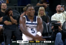 NBA: Anthony Edwards miał po meczu kilka słów do Jamala Murraya Anthony Edwards