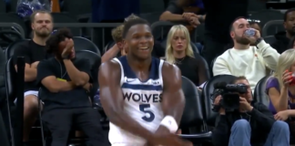 NBA: Anthony Edwards miał po meczu kilka słów do Jamala Murraya Anthony Edwards