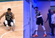 NBA: Giannis Antetokounmpo uniknął poważnej kontuzji, ale…
