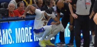 NBA: Davis opuścił parkiet z grymasem bólu. Co z występem w play-in?