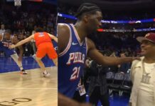NBA: Joel Embiid wrócił i wygrał mecz. Szacunek dla Allena Iversona