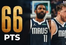 Wyniki NBA: 66 punktów duetu Doncić – Irving. Mavs o krok od powrotu do finału!