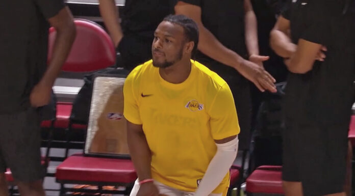 NBA: Bronny James widzi progres. W końcu gra regularne minuty