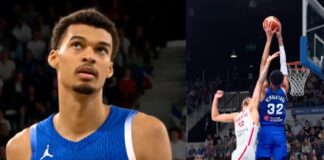 IO: Wemby prowadzi Francję, Fournier chwycił Schroedera za gardło