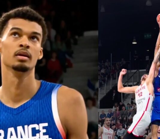 IO: Wemby prowadzi Francję, Fournier chwycił Schroedera za gardło