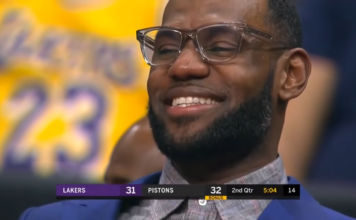 NBA: LeBron przyłapał żonę! Nie mógł uwierzyć co robi