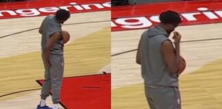 NBA: Co on wyprawia!? Czy Embiid uważa, że to jest zabawne?