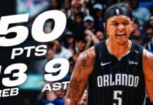 Wyniki NBA: 50 punktów Banchero, 22 Sochana. Pierwsza porażka Lakers