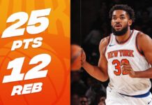 Wyniki NBA: 12 punktów Sochana, double-double Townsa i dogrywka w Oklahomie