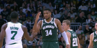 NBA: To miał być żart. Dziecinne zachowanie Giannisa? (WIDEO)