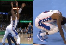 NBA: George z kolejną kontuzją, Embiid gasi pożar benzyną