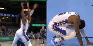 NBA: George z kolejną kontuzją, Embiid gasi pożar benzyną