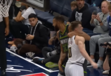 NBA: Kolejna bójka z udziałem Rudy’ego Goberta! Chwycił go niczym Draymond