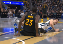 NBA: Draymond ponownie wyrzucony! Powalił przeciwnika i znów powiedział za dużo