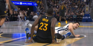 NBA: Draymond ponownie wyrzucony! Powalił przeciwnika i znów powiedział za dużo