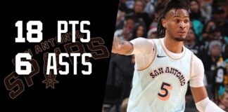 NBA: Wykorzystuje nieobecność Sochana. Robi wrażenie nawet na LeBronie Jamesie