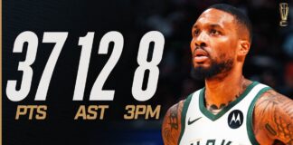 Wyniki NBA: 37 punktów Lillarda, 34 „oczka” Wembanyamy i triple-double Senguna