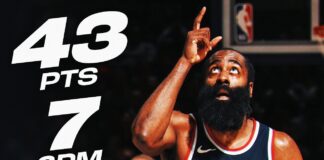 Wyniki NBA: Hawks ograli Cavs, 43 punkty Jamesa Hardena