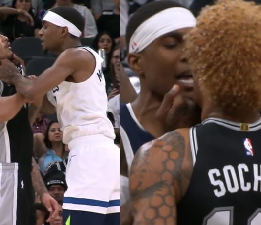 NBA: Kolejne spięcie z udziałem Sochana i to nie jest pierwszy raz!