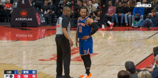 NBA: Kibice zagrożeniem dla zawodników? To mogło zakończyć się kontuzją!