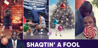 NBA: Podziemski w świątecznym Shaqtin’ A Fool. Prezentów nie będzie, bo wygrał król!