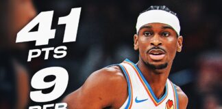 Wyniki NBA: 28 drużyn w grze! Powell i da Silva bohaterami, 41 punktów SGA