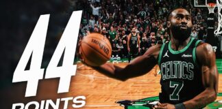 Wyniki NBA: Rzut na zwycięstwo Edwardsa. 44 punkty Browna, double-double Sochana