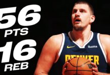 Wyniki NBA: 56 punktów Jokicia, 41 oczek Mobleya, niespodzianki w Waszyngtonie i Nowym Jorku