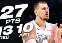 Wyniki NBA: Wielki Jokić, derby Nowego Jorku dla Knicks