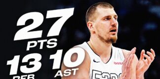 Wyniki NBA: Wielki Jokić, derby Nowego Jorku dla Knicks