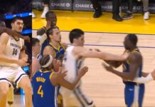 NBA: Draymond znów zadarł z większym od siebie. Uważa go za mięczaka?