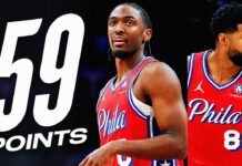 Wyniki NBA: 59 punktów duetu George-Maxey, kolejna porażka Cavaliers. Trail Blazers na fali