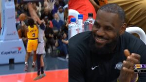 NBA: Bronny w akcji, okrzyki “MVP”! LeBron dumny z syna