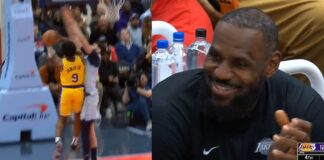 NBA: Bronny w akcji, okrzyki “MVP”! LeBron dumny z syna