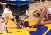 NBA: Znów kontuzja Curry’ego! Źle to wyglądało