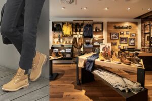 Kurtki zimowe i buty Timberland za połowę ceny